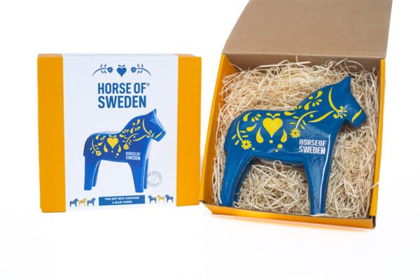 Horse of Sweden – Handgjord Blå Häst Elegans