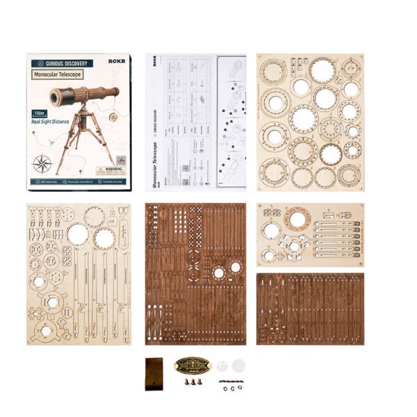 AstroScope 3D Puzzle Monokulärt teleskop 3D-pussel